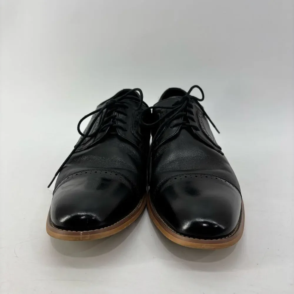 Stacy Adams Size 10 Mens Black Oxford Lace Up Dress Shoe Career